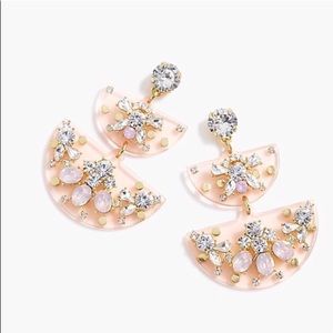 Reposh! J. Crew Half-Moon Crystal Earrings